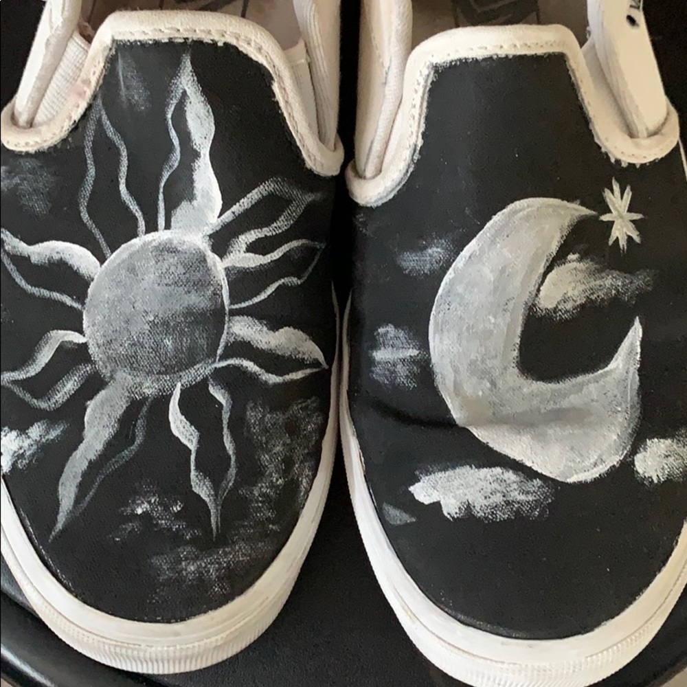 Custom slide on vans
